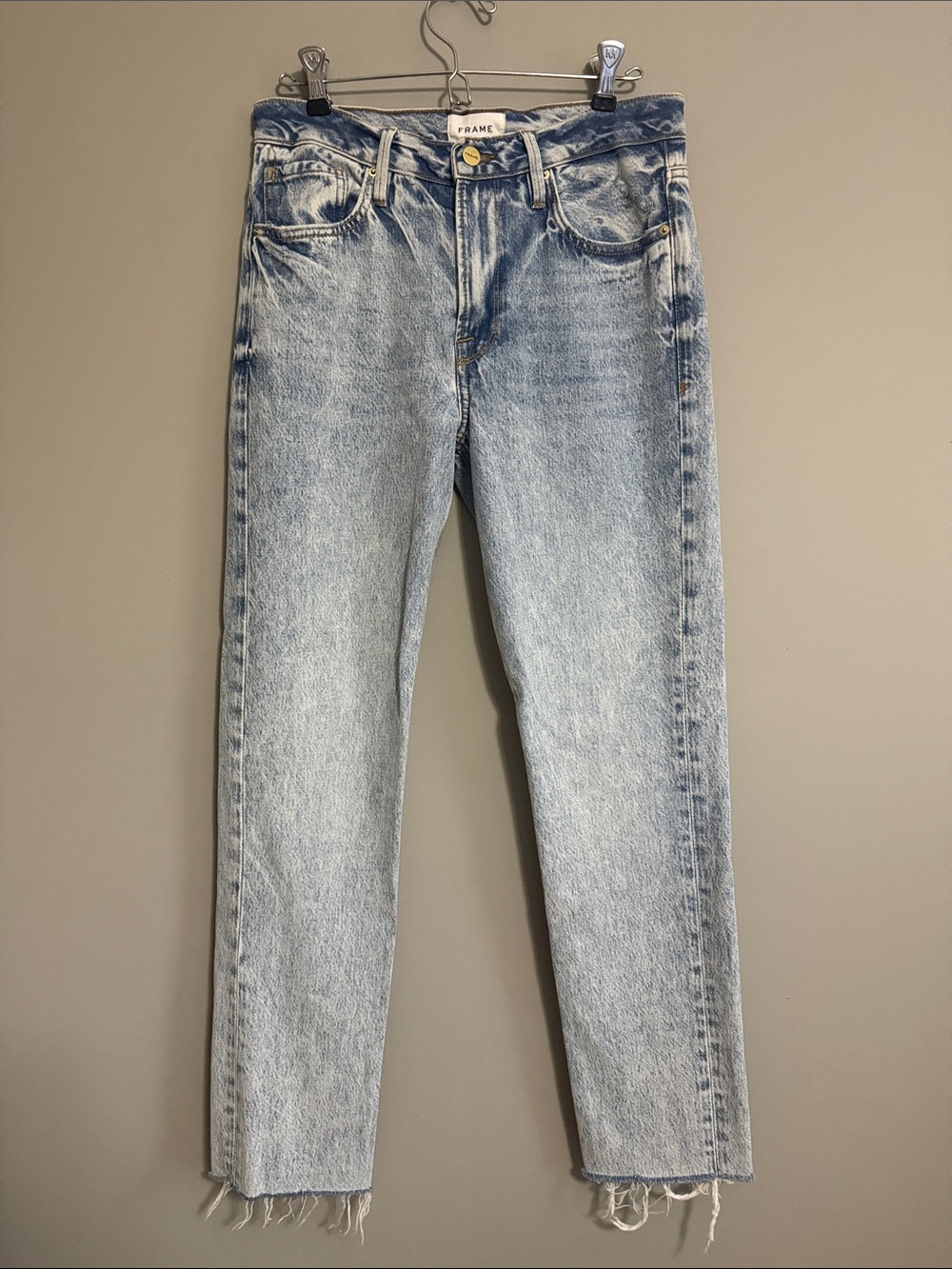 Frame - Le Piper Wide Cuff Richlake Jeans - Size 26 - Good Used Condition!!